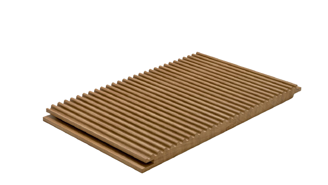 Cooper fluted wooden panel